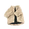Köpek Giyim Fathin Lüks Tasarımcı Evcil köpek kıyafetleri ceket küçük orta köpek yavrusu fransız bulldog sonbahar kış artı kadife sıcak ceket ceket 231130