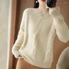 Kadın Sweaters Kış Gevşek Kalınlaştırıcı Kadın Keçi Kaşmir Örme Jumpers Oneck Yumuşak Sıcak Külot Kadın Giysileri WL01