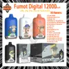 Original Fumot Digital 12000 Puff E Cigarettes 16 Saveurs 20 ml Bobine de maille 0% 2% 5% Force 500mAh batterie rechargeable jetable Vape Pen Puffs 12k