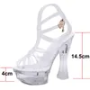 Sandals Women Shoes Show High Heels Ladies Platform Sexy Crystal Wedding Transparent