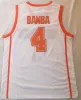 NCAA Basketball Texas Longhorns College 4 Mohamed Mo Bamba Trikot Kevin Durant 35 University für Sportfans Atmungsaktives Team Orange Weiß Col