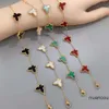 Van Clef Armband Clover 5 Colors Classic Vans Cleef 4Four Leaf Clover Charm Armelets Bangle Chain 18K Gold Agate Shell Motherofpearl For Women Girl Wedding Van Cle Cle Cle Cle