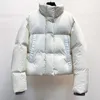 Parka in piumino da donna Nuovo canadese per l'autunno e l'inverno Piumino corto da donna in pane caldo ispessito con anatra bianca al 90% 0j0v