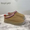 Zapatilla Tasman, botas de diseñador, zapatos de mujer, botas para hombre, zapatillas de plataforma para nieve de Australia, sandalias de cuero de ante, invierno cálido