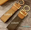 Keychains Buckle lovers Car Handmade Leather Keychains Men and Women bag Pendant Fashion Accessories