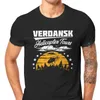 Homens Camisetas COD Warzone Jogo Camisetas para Homens Verdansk Helicóptero Tours Puro Algodão Hip Hop Presente Roupas OutdoorWear Tee