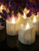 Pack med 6 flimrande LED -ljus med timerbatteri elektronisk bougie Mariage Tea Lights Anniversaire 6 timmar på 18 timmar off1053114