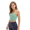 Lu Lu align Lemon Yoga Vest Al Canotta Nude Fit Elevata elasticità Fitness Corsa Reggiseno sportivo antiurto Pettorale da donna Jogger