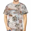 Men Terts Dream Islands Print Polyester Polyester Tshirt Tropics نمط أعلى جودة قميص رفيع إبداعي.