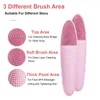 Ansiktsvårdsenheter Electric Face Cleanser Silikon Face Cleaner Deep Cleaning Brush Vibration Massager Lyftning Drawing Skin Care Tool Waterproof 231130