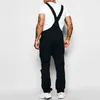 Mannen Broek 2024 Gescheurde Denim Overalls Mode Volledige Lengte Jarretel Man Jeans High Street Jumpsuit Verontruste Casual Broek