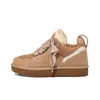 2023 Designer Tazz Tasman Lowmel Suede Sand Trainer Plattform Australien Schneestiefel Frauen Knöchelstiefel Schafkinte Damen Winterschuhe echte Leder Ru i6u0#