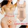 Women'S Shapers Womens Shaper Dress Fl Body Slim Tummy Trimmer Seamless Shapewear Thigh Slimmer Bodysuit Waist Trainer Girdle Bodysu Dhjjl