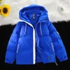 Women's Down Parkas Parka Jackets Men With Hood Clothing 2023 Streetwear Solid Color Puffer Jacket Hoodie Coats Winter Clothes 231201
