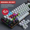 Toetsenborden RYRA Gaming Mechanisch toetsenbord 68 toetsen RGB Type-C Bedraad gamingtoetsenbord 20 lichteffecten Ergonomie Toetsenborden Afneembare kabel 231130