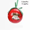 Party Decoration Colorful Balls 2023 Christmas Ball Ornaments Tree 7.2CM XMAS Festival Dress Up Supplies