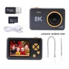 Enfants pour enfants caméra numérique Toys HD Screen DualCamera 1080p USB Charge avec lonyard débutant pour tout-petit 231221
