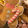 豪華な人形クリスマスジンジャーブレッドマンぬいぐるみ人形クリスマス非オリジナルピローホーム装飾おもちゃXMAS高品質ギフト231130