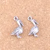 100 stks Antiek Zilver Brons Plated pelikaan zeevogel Charms Hanger DIY Ketting Armband Bangle Bevindingen 18 9mm218N