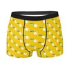 Slip jaune fantôme conception de désapprobation culotte respirante sous-vêtements pour hommes aérer les caleçons Boxer