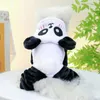 Vêtements pour chiens Dessin animé Veste pour animaux de compagnie à la mode Panda Forme Manteau à capuche Vêtements d'hiver chauds pour petits à moyens chiens Vêtements