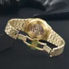 Montres-bracelets 2023 Top luxe or montre pour hommes 42mm double balancier couleur ajouré 15412BA Relogio Masculino
