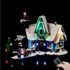 Kit di luci a LED per forniture di giocattoli di Natale per 10293 Il set di blocchi di costruzione Visita NON include i mattoni modello Giocattoli regalo di Natale fai-da-te 231130