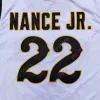 2020 New NCAA Wyoming Cowboys Jerseys 22 Larry Nance Jr. Jr College Basketball Jersey White Size Youth Adult