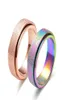 Pierścień spinner dla mężczyzn Kobiety 6 mm Pierścień ze stali nierdzewnej podwójna pętla Rotatable Pierścienie unisex biżuteria6275374