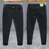 Men Pants Denim Fashion Desinger Slim Fit Black Blue Gray For Man Streetwear Casual S Clothing Male Jeans