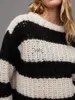 Women's Sweaters Women s Casual Crewne Lantern Sleeve Flutter Shoulder Chunky Knit Pullover Sweater Topsyolq