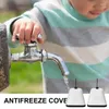 Kitchen Faucets 2Pcs Winter Outdoor Faucet Cover Self Sealing Thermal Insulation Foam Reusable Fastening Ring Tap Protection From Freezing