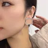 Pendientes de plata Diseñador para mujer Joyería Letras grandes Pendientes de diamantes Moda Cuelga Pendiente Fiesta Para hombre Studs Aros de oro Wi258u