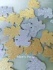 Party Decoration Handmade Glitter Gold Silver Bear Confetti Wedding Table Scatteres 200pcs Baby Shower Decorations Setting