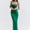 Casual Dresses 2023 Bazaleas Store Dress Elegant Women's Bodycon Sexy Club Long Part Satin Official