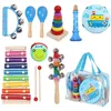 Tastiere Pianoforte Strumento a percussione per bambini Educazione Sviluppo creativo Musica in legno Mano Bambini Apprendimento Montessori Giocattoli Regalo 231201