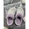 Warm Plush Hole Shoes Outdoor Sandals Classic Clog Designer Sandal Unisex Adult Men Women Slides Slippers Beach Shoes Indoor 1203