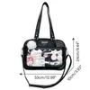 Avondtassen Japanse Kawaii Schoudertas voor Vrouwen PU Leer Itabag Transparant JK Tote Handtassen Preppy Ita Crossbody 231130