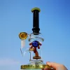 Tubo reto Hookahs Heady Glass Bongs 5mm Grosso Bong Tubulações de Água com Showerhead Perc Percolators Oil Dab Rigs Fumar Hookah 14mm ZZ