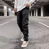 Men's Pants Y2k Front Pocket Wax Pu Leather For Men Straight Slim Casual Overall Ropa Hombre High Street Loose Cargos Oversized