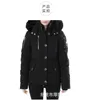 Q20c Parkas Canadian Scissors Wing Down Suit Women's Fox Big Fur Collar Thickened Workwear Men's Moose Short Coat Winter