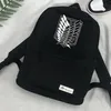 Attack på Titan Shingeki no kyojin ryggsäck kawaii rese plecaki bolso mujer sac a dos221s