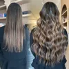 Najwyższej jakości geniusz przedłużanie włosów wątłyka Balayage Virgin European Human Handited Mini Wheel Extension 70G