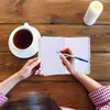 Caderno de pelúcia bloco de notas fofo desenho animado estrela padrão diário planejador para escritório