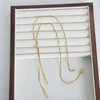 Ketten Charms vergoldet Titan Stahl Halsketten für Frauen Schmuck Party Urlaub Zubehör am Hals