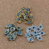 90 pièces Hamsa main oeil bleu perle Kabbale bonne chance pendentif à breloque bijoux bricolage idéal pour bracelet collier boucles d'oreilles 18 2x12 8mm 3 couleurs A-3286f