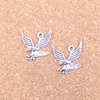 150 stks Antiek Zilver Brons Plated eagle hawk Charms Hanger DIY Ketting Armband Bangle Bevindingen 20 20mm296S