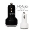 5V 2.1A Dual USB Car Charger Auto Power Adapter Chargers för iPhone 7 8 x 11 12 13 14 15 Pro Max Samsung HTC Android S1 MP3