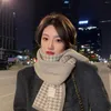 Scarves Women's Winter High Quality Knitted Scarf Vintage Pattern Outdoor Warm
