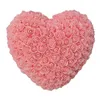 Fiori decorativi 520 Regalo di San Valentino Rose Love Pe Foam 18CM Simulazione Fiore eterno Cuore da inviare alla fidanzata Decorazione di nozze